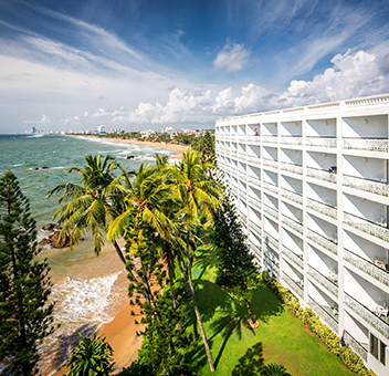 At Club Mahindra Mount Lavinia Hotel Colombo, enjoy secluded moments and astounding views of the Indian Ocean as it is situated atop a rock.